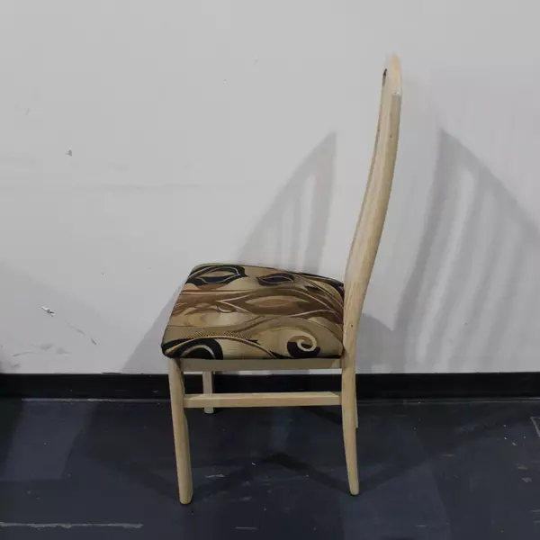 A. Sibau Birch Upholstered Dining Chair Antonio Sibau Italy