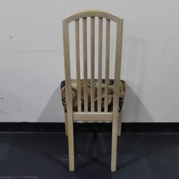 A. Sibau Birch Upholstered Dining Chair Antonio Sibau Italy