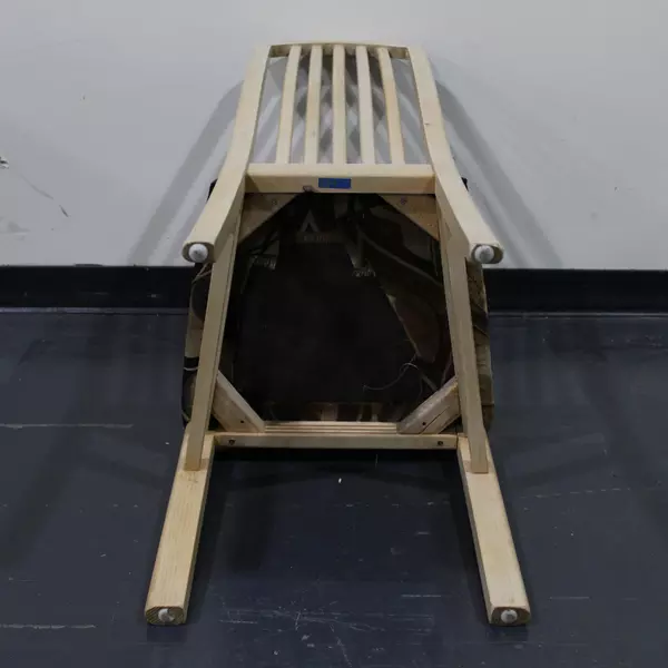 A. Sibau Birch Upholstered Dining Chair Antonio Sibau Italy