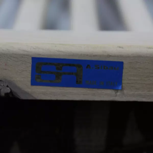 A. Sibau Birch Upholstered Dining Chair Antonio Sibau Italy