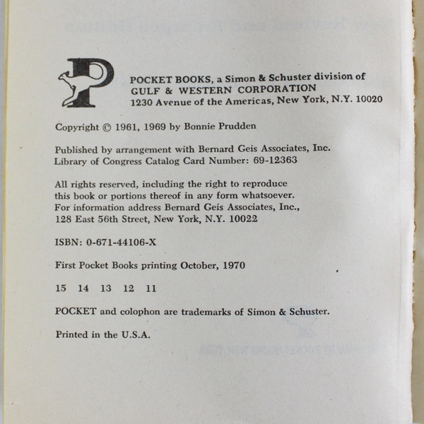 How To Keep Slender And Fit After Thirty by Bonnie Prudden 1970 Paperback