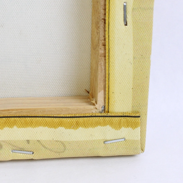 Canvas Photograph 1907 One Cent Postcard With Bird On A Limb Drawing