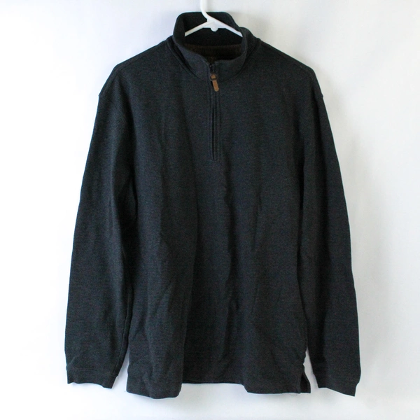 Hudson River Men's Dark Gray Mock Neck Coat Size M - Stylish & Versatile