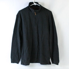 Hudson River Men's Dark Gray Mock Neck Coat Size M - Stylish & Versatile