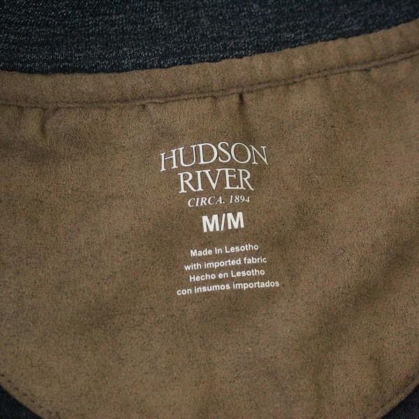 Hudson River Men's Dark Gray Mock Neck Coat Size M - Stylish & Versatile