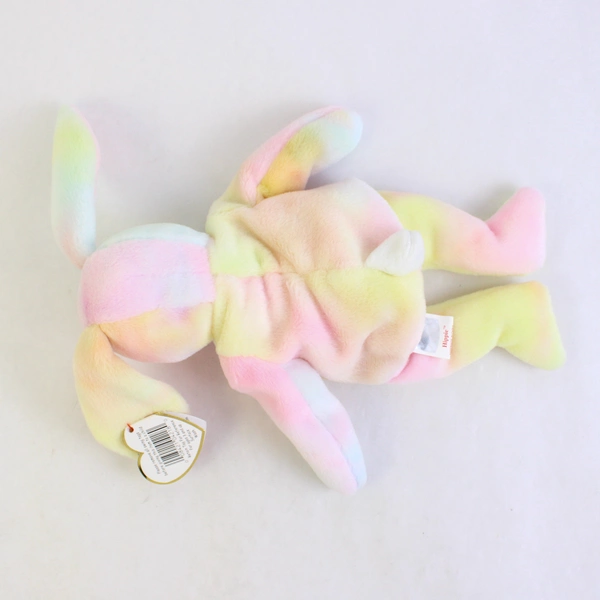 TY Beanie Baby Hippie Tie Dye Bunny 1999 Retired Plush 