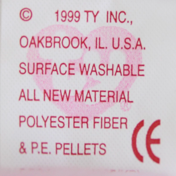 TY Beanie Baby Hippie Tie Dye Bunny 1999 Retired Plush 