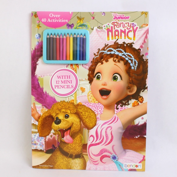 2019 Disney Junior Bendon Fancy Nancy Activity Book With Pencils