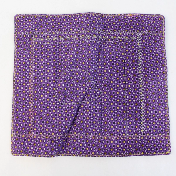 Lot of 2 Colorful Hot Pad Potholder Handmade Fabric Chicken & Floral 11" x 10"