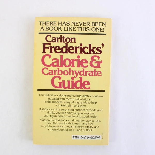 Carlton Frederick's Calorie & Carbohydrate Guide 1977 Paperback