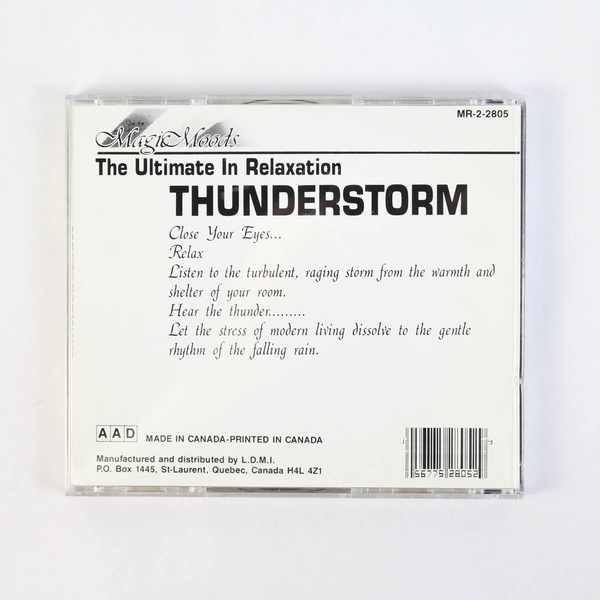 Magic Moods: Thunderstorm Relaxation Ambience Audio CD