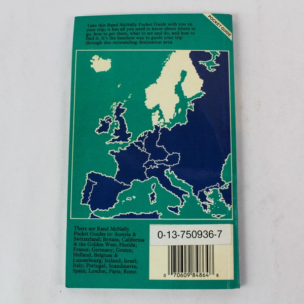 Rand McNally Scandinavia Pocket Guide 1987 by Sylvie Nickels - Travel Book