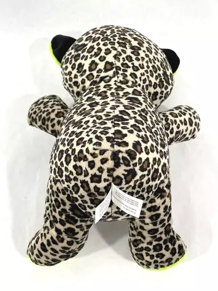 2002 A&A Global Plush Leopard Cheetah Toy 11.5" Good Condition
