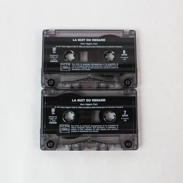 Mary Higgins Clark La Nuit Du Renard French Cassettes 1996 Livraphone
