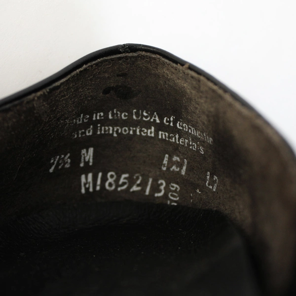 Munro American Black Wedge Slide On Sandals Women's Size 7.5 M