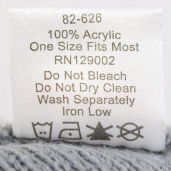 Zaca Mesa Winery Gray and Black Knit Beanie One Size Fits Most