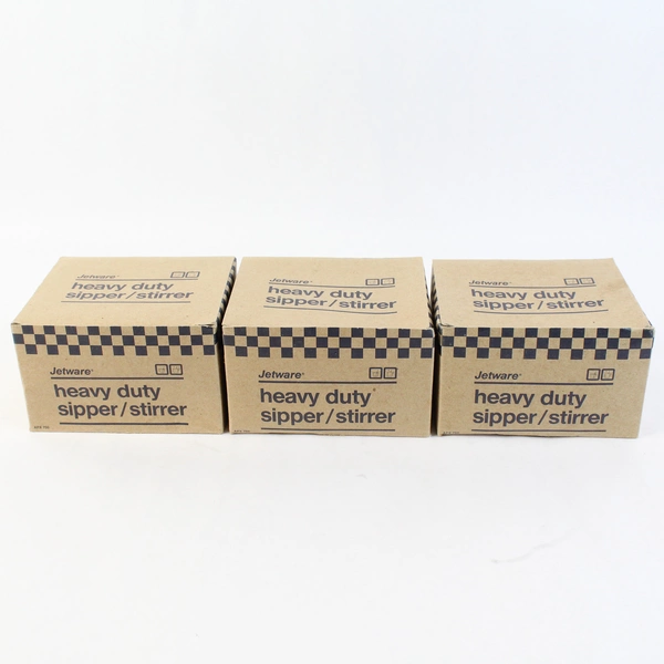 Lot of 3 Small Boxes of Jetware Heavy Duty Sippers Stirrers DIY Crafting