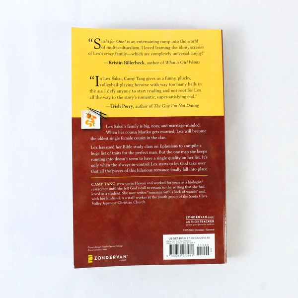 Sushi for One by Camy Tang 2007 Paperback Novel - Good Condition