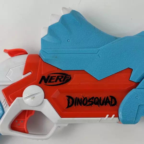 Nerf Dino Squad Tricera-Blast Soft Dart Blaster Gun
