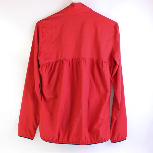 Adidas Red Lightweight Full-Zip Track Jacket Women's Size Small
