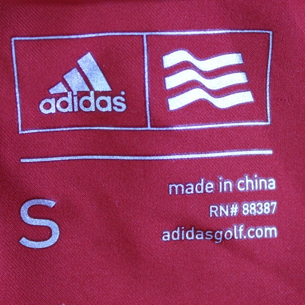 Adidas Red Lightweight Full-Zip Track Jacket Women's Size Small