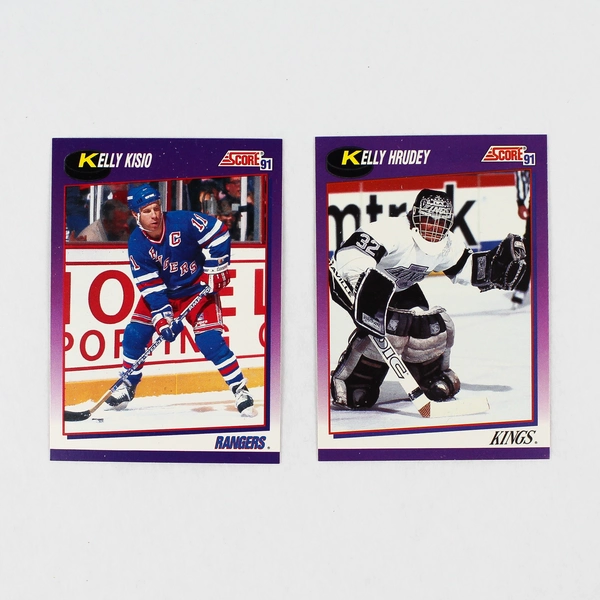 Vtg 1991 Score Hockey Cards Incomplete Set Multiple Duplicates US Version Card