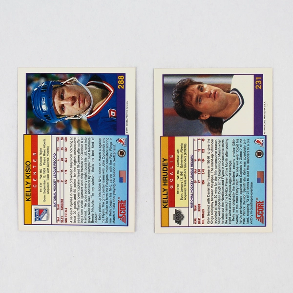Vtg 1991 Score Hockey Cards Incomplete Set Multiple Duplicates US Version Card