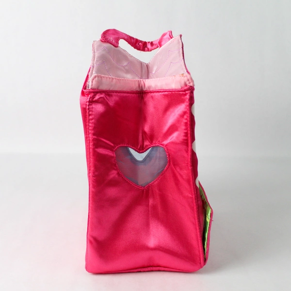 Jakks Pacific Girls' Pink Multicolored Stuffed Animal Doll Carrier Bag