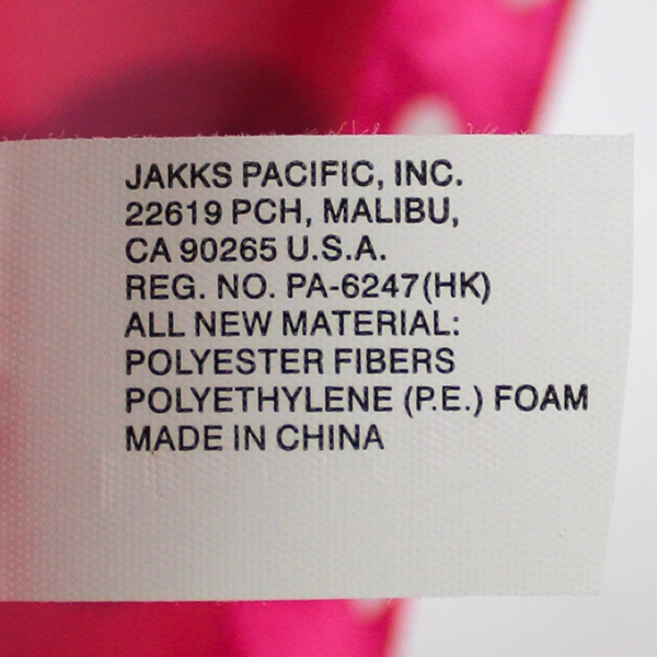 Jakks Pacific Girls' Pink Multicolored Stuffed Animal Doll Carrier Bag