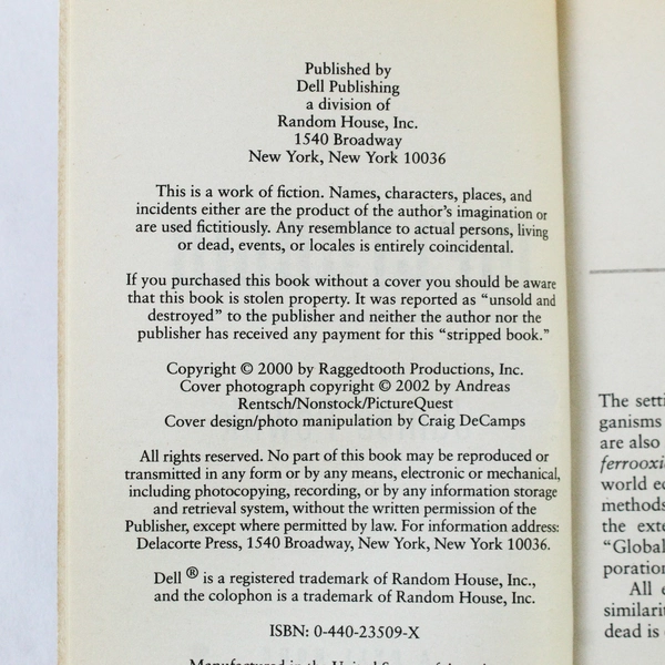 Meltdown by James Powlik 2000 Paperback Dell Publishing - Good Condition