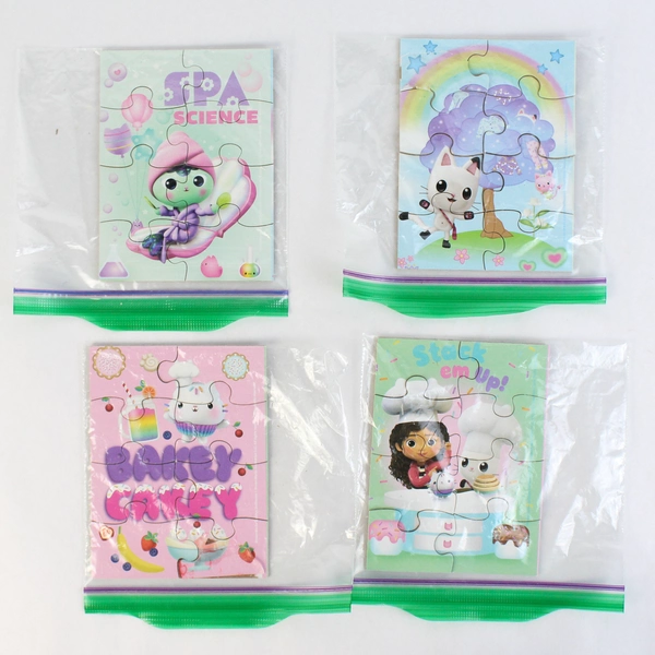 Set of 5 DreamWorks Gabby's Dollhouse Cute Kitten Children's Jigsaw Puzzles