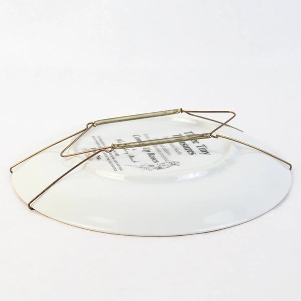 Danbury Mint Coming Up Roses Three Tiny Treasures Plate By Richard Stacks 1993