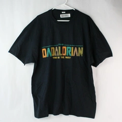 Fruit of the Loom The Dadalorian 2XL Black Graphic T-Shirt - Good Condition