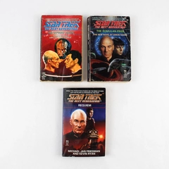 Lot Of 3 Star Trek The Next Generation Novels Various Authors 1989 - 1994 PB