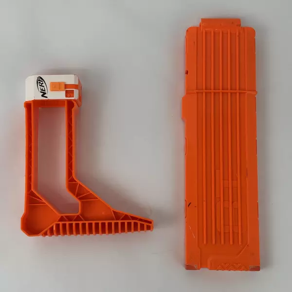 Nerf Battlescout MKII Shoulder Stock And 18 Dart Clip With No Darts
