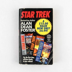 Star Trek by Alan Dean Foster 3 Books In One Novel 1993 Del Rey Books Paperback