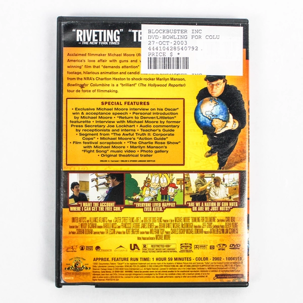 Michael Moore's Bowling For Columbine DVD - Pre-Owned Documentary Film