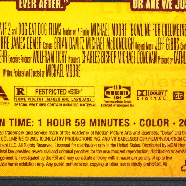 Michael Moore's Bowling For Columbine DVD - Pre-Owned Documentary Film