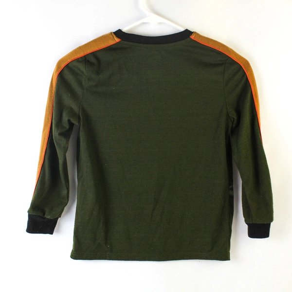 Wonder Nation Boys' Medium 8 Green T-Rex Dinosaur Pajama Top - Pre-owned