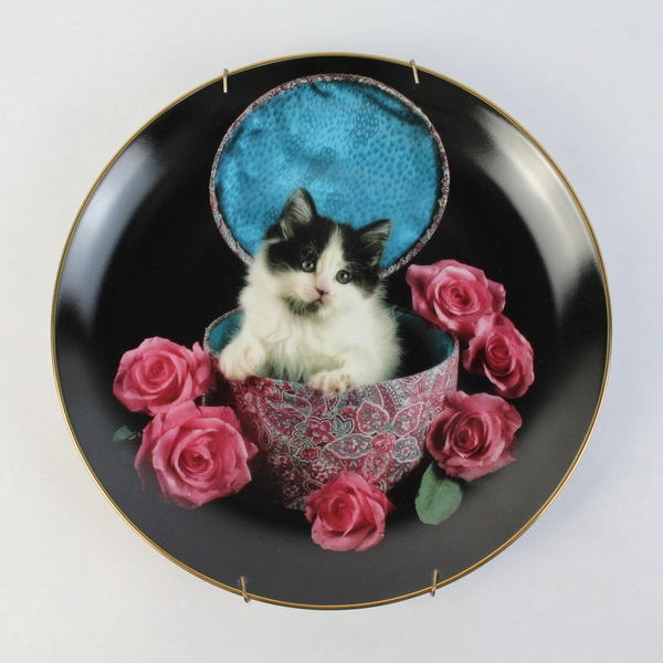 Danbury Mint Coming Up Roses The Most Precious Jewel Plate Richard Stacks 1993