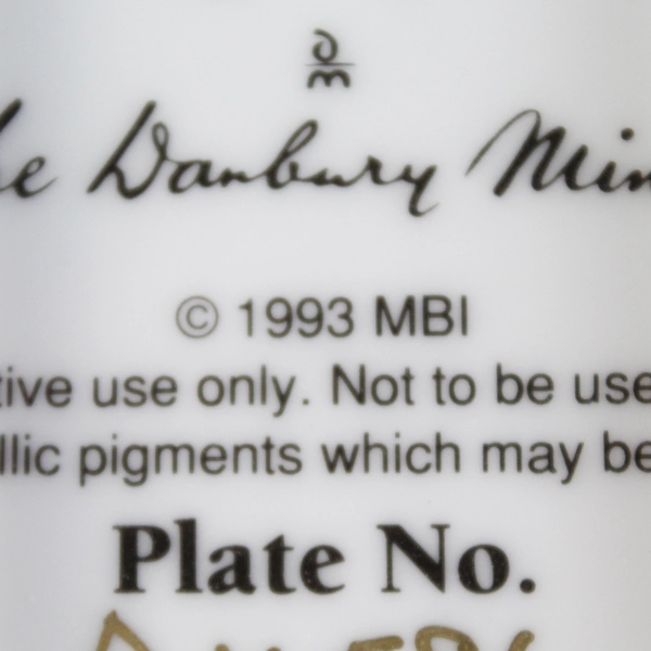 Danbury Mint Coming Up Roses The Most Precious Jewel Plate Richard Stacks 1993