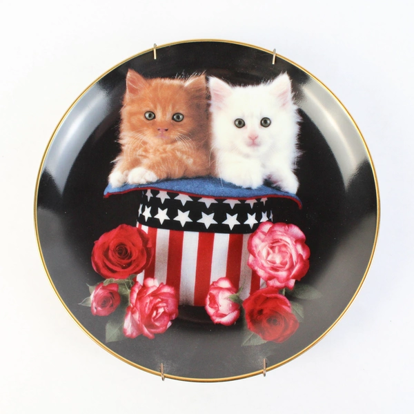 Danbury Mint Coming Up Roses Sweet Independence Plate Richard Stacks 1993