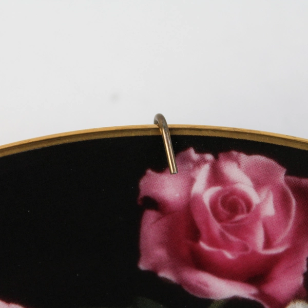 Danbury Mint Coming Up Roses Rosy Stroll Plate By Richard Stacks 1993