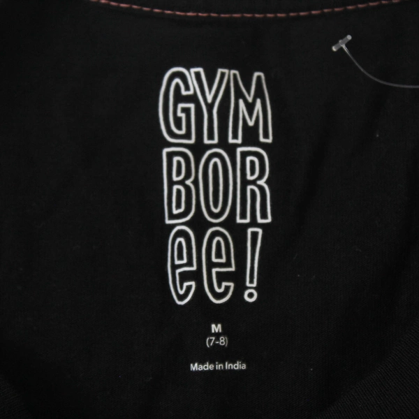 Gymboree Kids' Medium 7-8 Black Abra Cadabra Graphic T-Shirt 100% Cotton