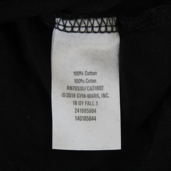 Gymboree Kids' Medium 7-8 Black Abra Cadabra Graphic T-Shirt 100% Cotton