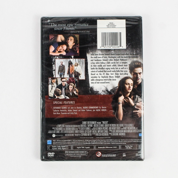 Twilight Film DVD Sealed 2009 Summit Entertainment