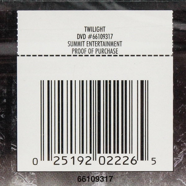 Twilight Film DVD Sealed 2009 Summit Entertainment