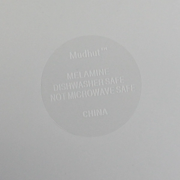 Set of 4 Mudhut Colorful Melamine Salad Plates 8.5"