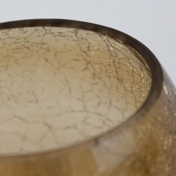 Lot of 6 Hobby Lobby Brown Glass Tea Light Candle Holders