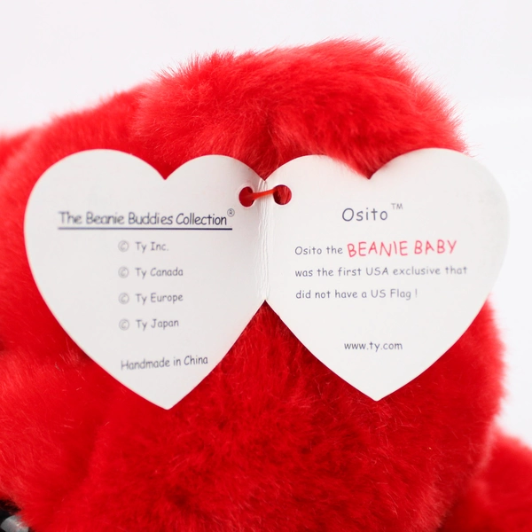 Ty Beanie Buddy Osito the Mexican Bear Large Retired Plush Toy Tag Included